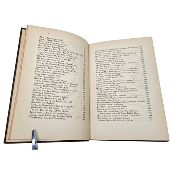 Tips From A Thousand Salesmen J.C. Aspley 1929 Hardcover Book VTG Business Sales - Picture 12 of 16